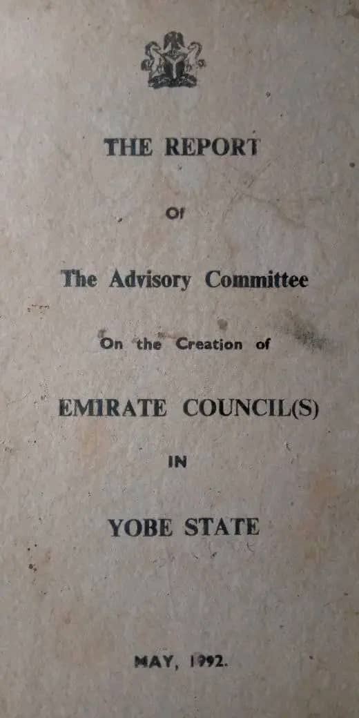 Special reports on 14 Emirates councils of Yobe State.