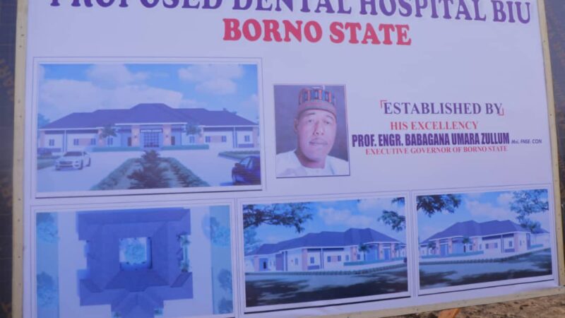 Zulum Initiates Construction of Specialized Eye and Dental Hospitals in Biu