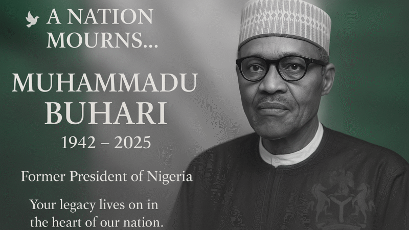 BREAKING NEWS: Former President Muhammadu Buhari Dies at 82