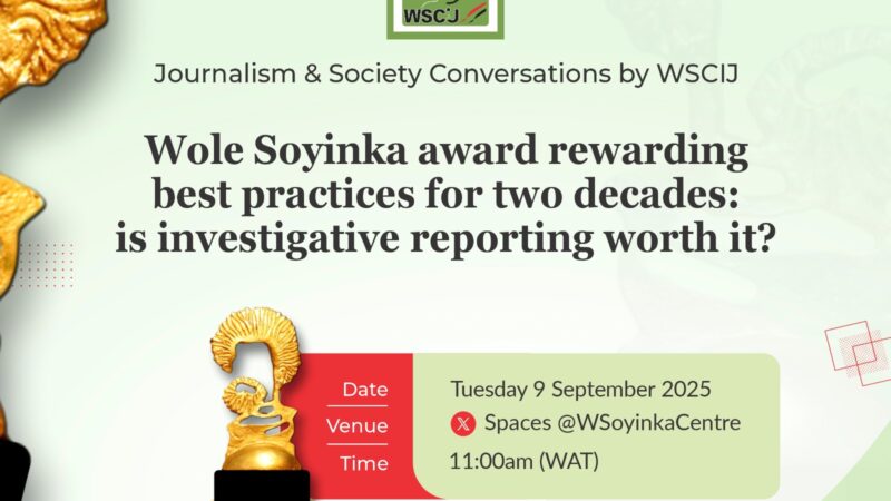 Two Decades of Truth-Telling: WSCIJ Marks 20 Years of Courage, Risk, and the Future of Investigative Journalism in Nigeria