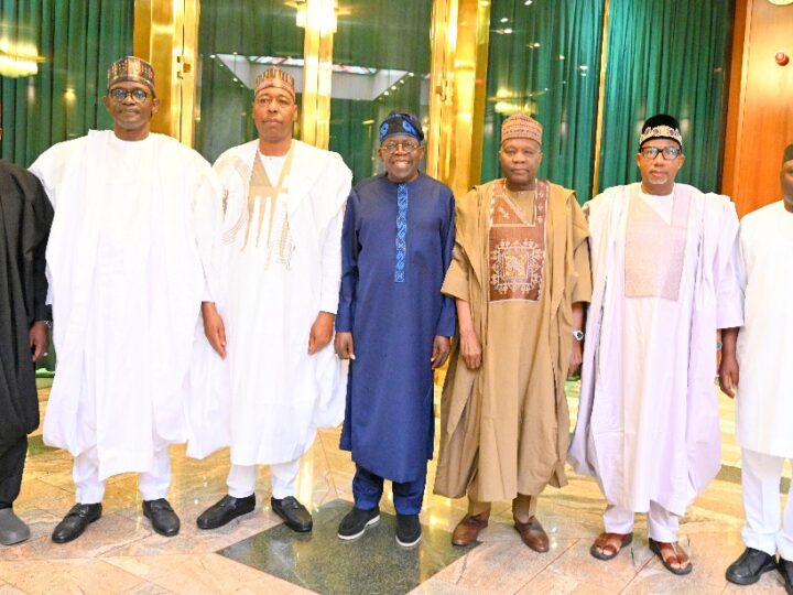 Zulum Leads North East Governors to Tinubu, Seeks Completion of 17 Key Roads, Resumption of Oil Exploration