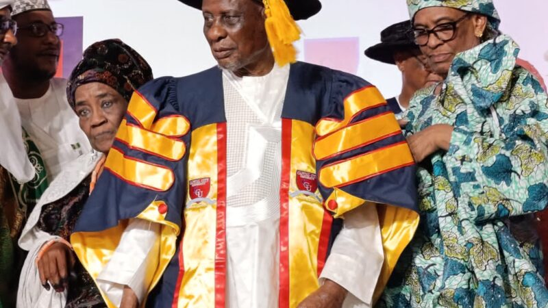 ARC DABO PRAISES CC UNIVERSITY, KANO FOR THE CONFERMENT OF HONORARY DOCTORATE DEGREES ON ALH TANKO YAKASAI, LATE MAITAMA SULE AND CHIEF JACK RICH.