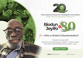 Who Is Afraid of Decolonisation? Lagos Gathers to Honour Biodun Jeyifo at 80